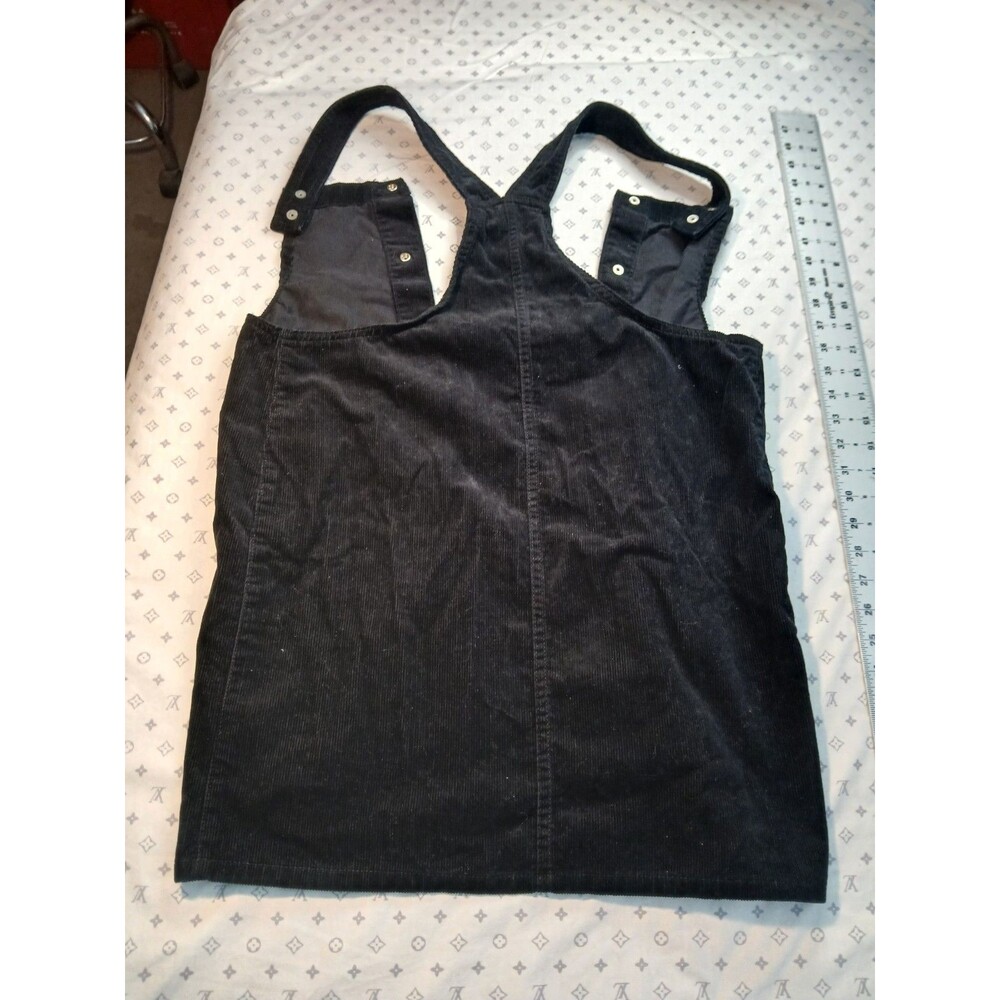 Place Black Corduroy Jumper Size 16 Fall Button-Down Womans Overalls - Picture 6 of 6